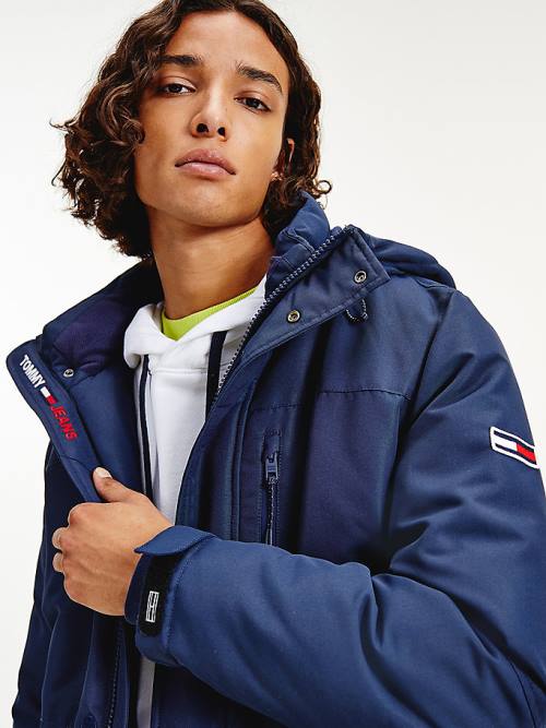 Tommy Hilfiger Tech Padded Parka Jassen Heren Blauw | TH380HCS