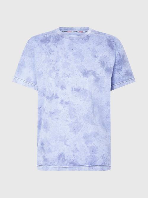 Tommy Hilfiger Tie-Dye Relaxed Fit T-shirts Heren Blauw | TH621QOD