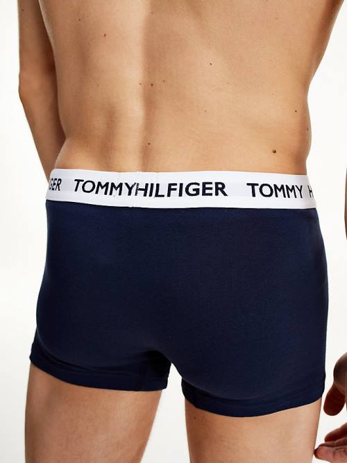 Tommy Hilfiger Tommy 85 Stretch Katoenen Logo Trunks Ondergoed Heren Blauw | TH048JAC