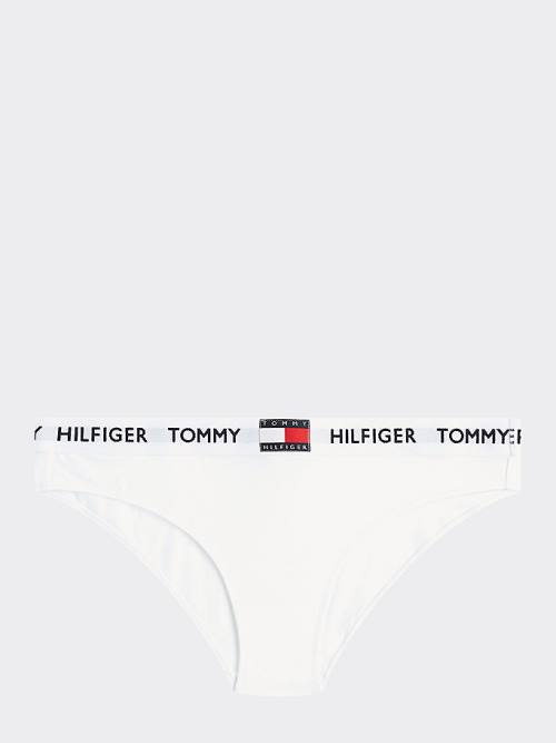 Tommy Hilfiger Tommy 85 Stretch Katoenen Logo Briefs Ondergoed Dames Wit | TH487KBZ