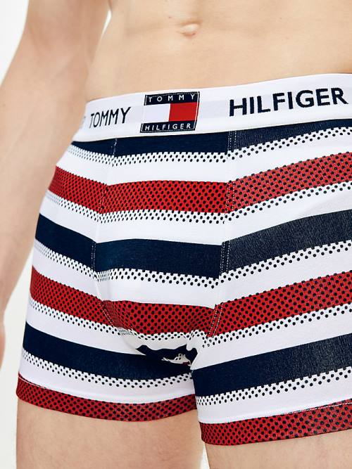 Tommy Hilfiger Tommy 85 Stretch Katoenen Logo Trunks Ondergoed Heren Beige | TH597RPD