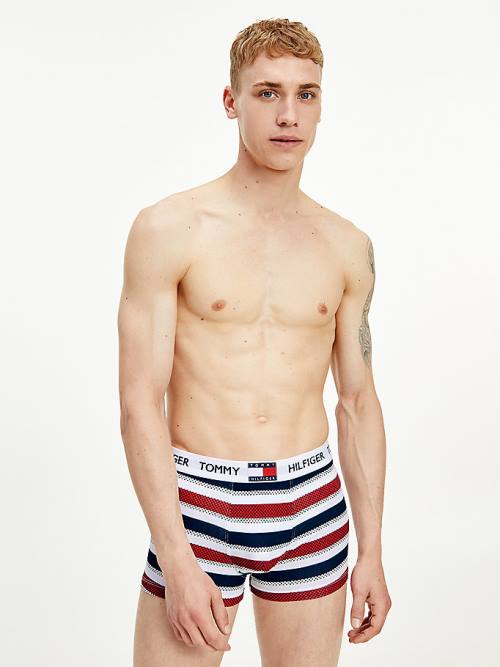 Tommy Hilfiger Tommy 85 Stretch Katoenen Logo Trunks Ondergoed Heren Beige | TH597RPD