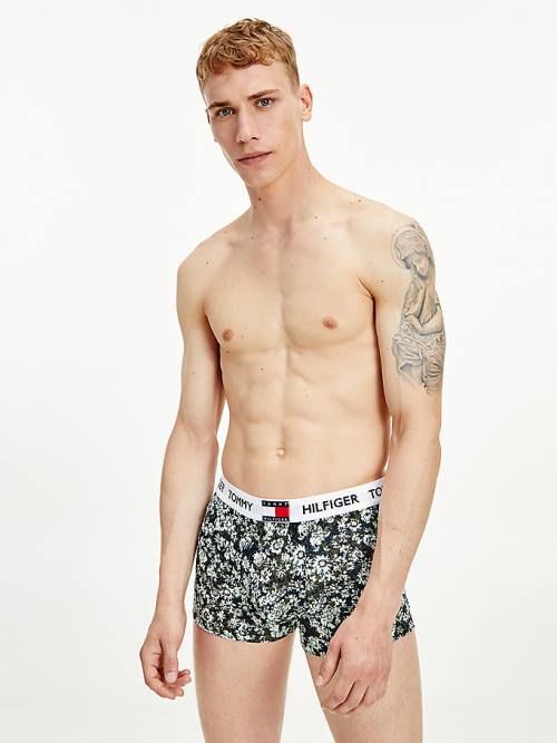 Tommy Hilfiger Tommy 85 Stretch Katoenen Logo Trunks Ondergoed Heren Wit | TH653BCK