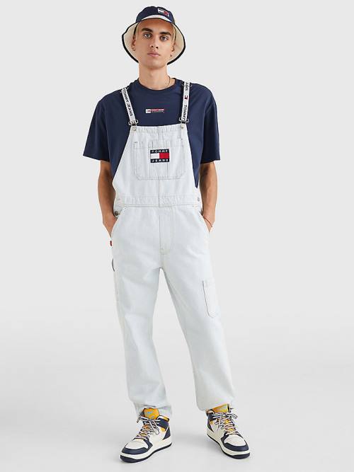 Tommy Hilfiger Tommy Badge Dungarees Jeans Heren Denim | TH093BVE