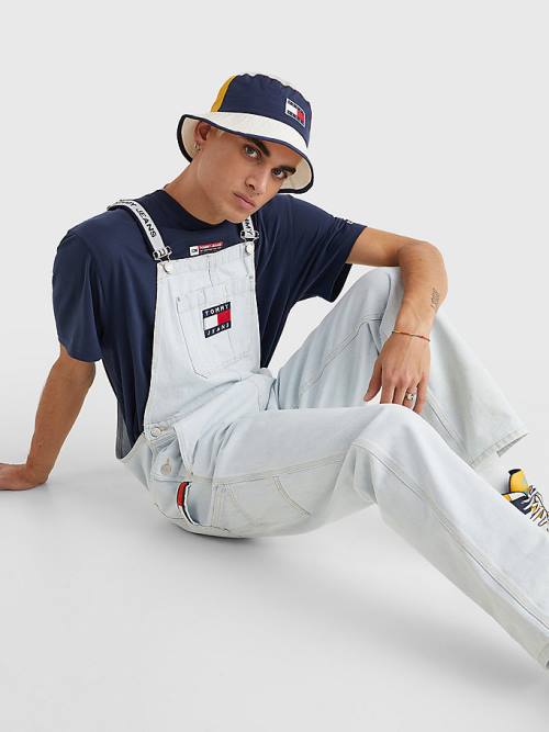 Tommy Hilfiger Tommy Badge Dungarees Jeans Heren Denim | TH093BVE