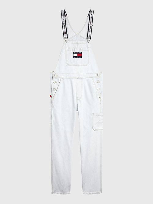 Tommy Hilfiger Tommy Badge Dungarees Jeans Heren Denim | TH093BVE