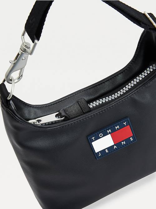 Tommy Hilfiger Tommy Badge Shoulder Tassen Dames Zwart | TH217RTH