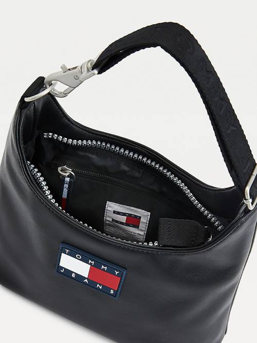 Tommy Hilfiger Tommy Badge Shoulder Tassen Dames Zwart | TH217RTH