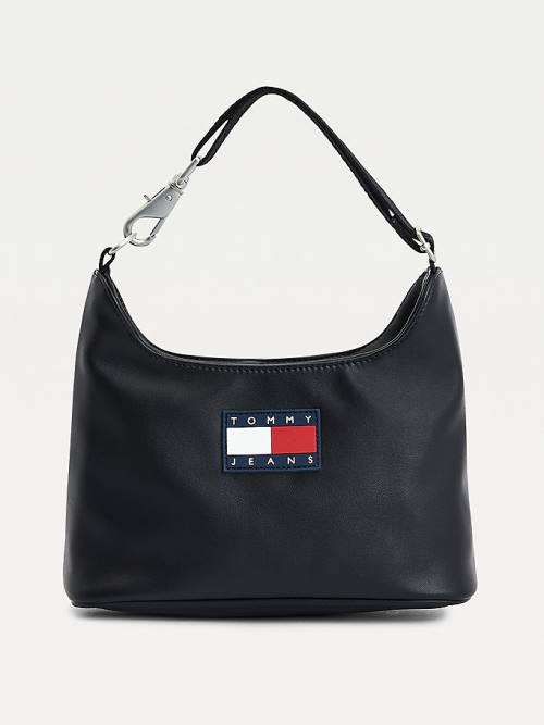 Tommy Hilfiger Tommy Badge Shoulder Tassen Dames Zwart | TH217RTH