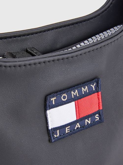 Tommy Hilfiger Tommy Badge Shoulder Tassen Dames Zwart | TH301WQO