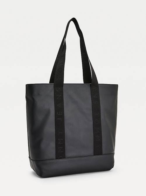 Tommy Hilfiger Tommy Badge Tote Tassen Dames Zwart | TH021HQX