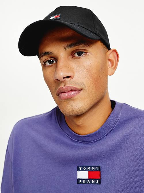 Tommy Hilfiger Tommy Badge Vrijetijds Utility Cap Hoeden Heren Zwart | TH745AMI