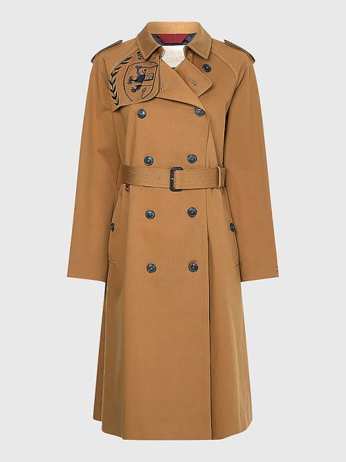 Tommy Hilfiger Tommy Icons Trench Jassen Dames Bruin | TH329NDV