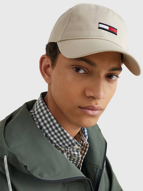 Tommy Hilfiger Tommy Jeans Cap Hoeden Heren Beige | TH908SMD