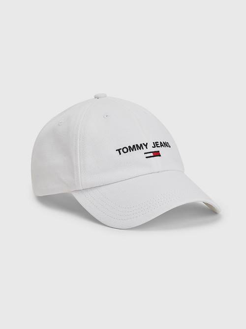 Tommy Hilfiger Tommy Jeans Flag Cap Hoeden Heren Wit | TH504KNT