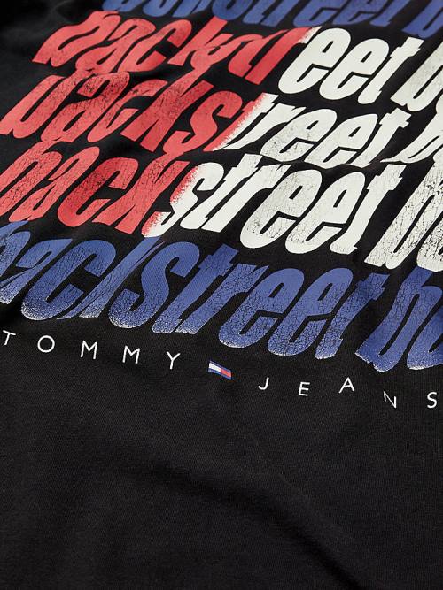 Tommy Hilfiger Tommy Revisited Backstreet Boys T-shirts Dames Zwart | TH407CXG