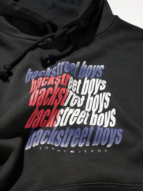 Tommy Hilfiger Tommy Revisited Backstreet Boys Hoodie Heren Zwart | TH412AMZ