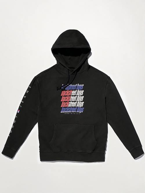 Tommy Hilfiger Tommy Revisited Backstreet Boys Hoodie Heren Zwart | TH412AMZ