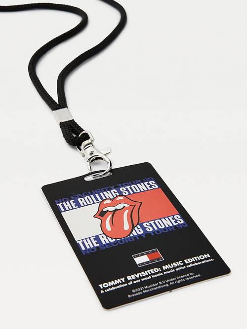 Tommy Hilfiger Tommy Revisited Rolling Stones T-shirts Heren Zwart | TH763UAD