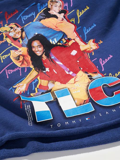 Tommy Hilfiger Tommy Revisited TLC Cropped Hoodie Dames Blauw | TH736WDN