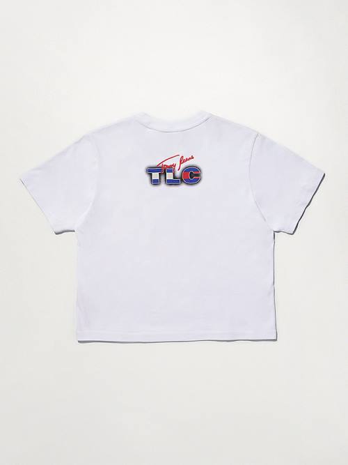 Tommy Hilfiger Tommy Revisited TLC Cropped T-shirts Dames Wit | TH765JEZ