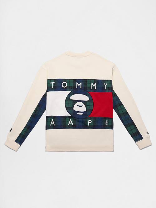 Tommy Hilfiger Tommy X AAPE Fleece Sweatshirts Heren Beige | TH016UWI