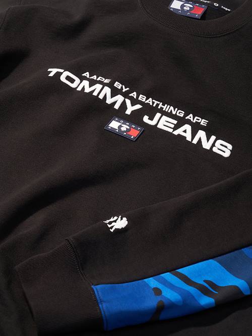 Tommy Hilfiger Tommy X AAPE Fleece Sweatshirts Heren Zwart | TH347DCU