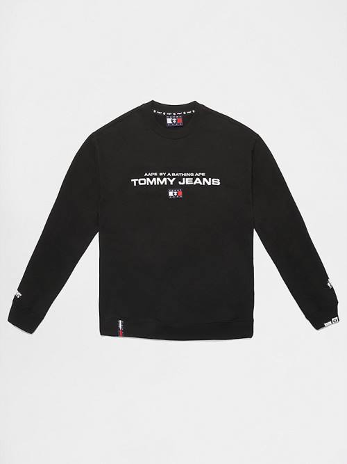 Tommy Hilfiger Tommy X AAPE Fleece Sweatshirts Heren Zwart | TH347DCU