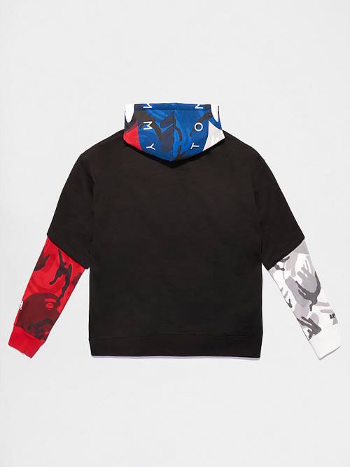 Tommy Hilfiger Tommy X AAPE Full Face Hoodie Heren Zwart | TH091SZK