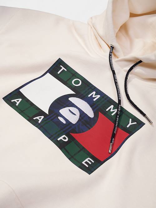 Tommy Hilfiger Tommy X AAPE Hoodie Heren Beige | TH176ZHA