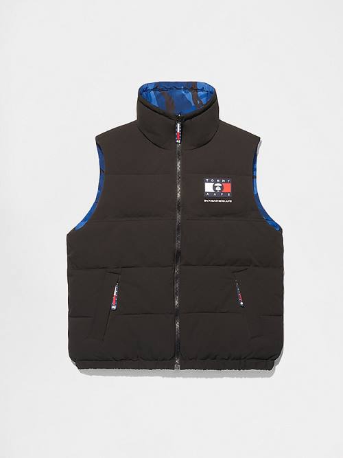 Tommy Hilfiger Tommy X AAPE Reversible Vest Jassen Heren Zwart | TH287TEZ