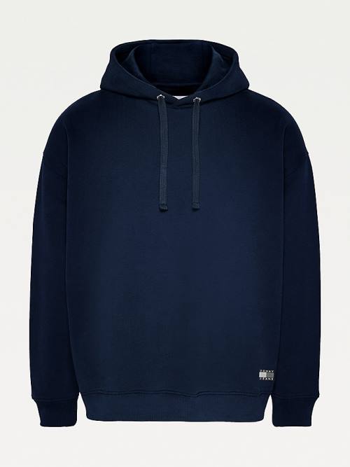 Tommy Hilfiger Tonal Flag Hoodie Heren Blauw | TH350WZR