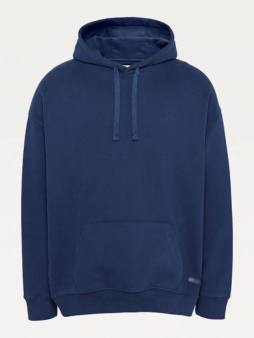 Tommy Hilfiger Tonal Logo Hoodie Heren Blauw | TH270IYJ