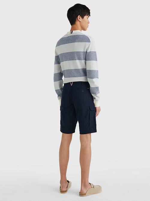 Tommy Hilfiger Twill Cargo Korte Broek Heren Blauw | TH160INU