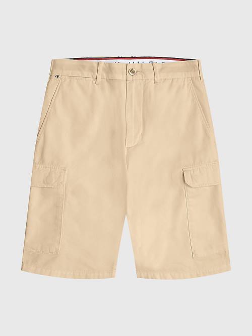 Tommy Hilfiger Twill Cargo Korte Broek Heren Beige | TH367BNI