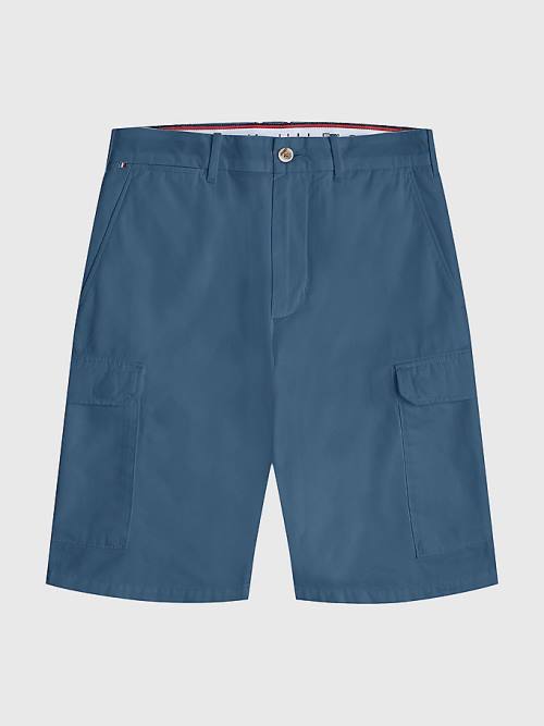 Tommy Hilfiger Twill Cargo Korte Broek Heren Blauw | TH780ZRL