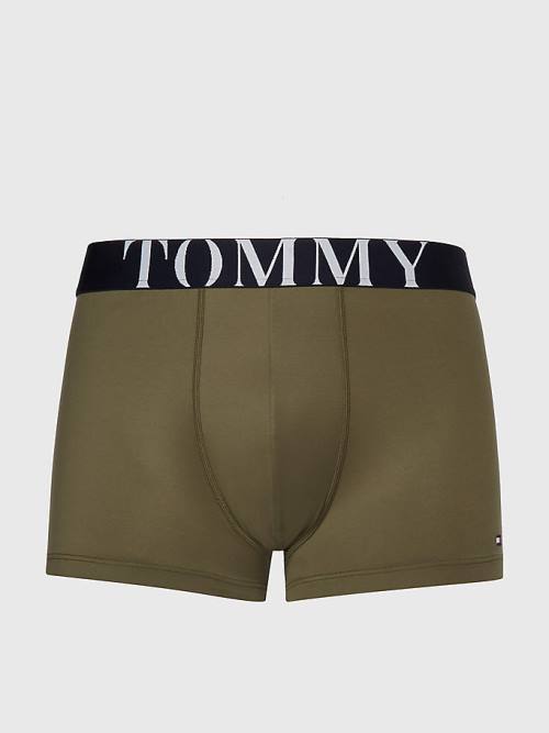 Tommy Hilfiger Ultra Soft Microfibre Trunks Ondergoed Heren Khaki | TH560GPY