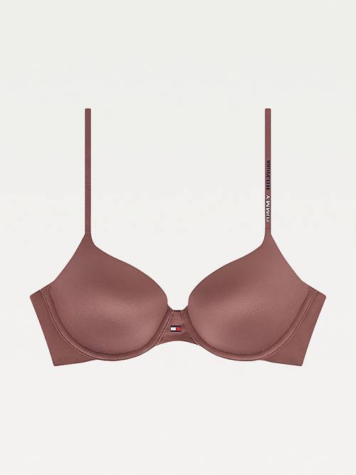 Tommy Hilfiger Ultra Soft Push-Up Bra Ondergoed Dames Paars | TH140TOZ