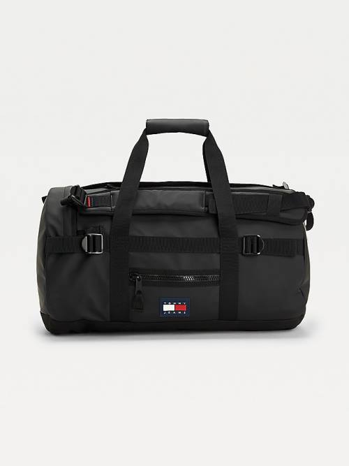 Tommy Hilfiger Urban Tommy Badge Two-Way Duffle Tassen Heren Zwart | TH091EPZ