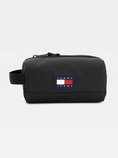 Tommy Hilfiger Urban Zipped Washbag Tassen Heren Zwart | TH012PQC