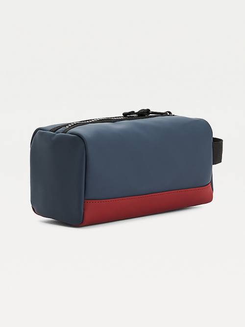 Tommy Hilfiger Urban Zipped Washbag Tassen Heren Blauw | TH895UKI