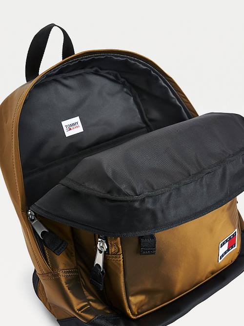 Tommy Hilfiger Utility Backpack Tassen Heren Goud | TH025TVK