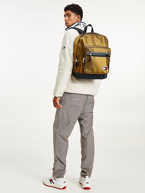 Tommy Hilfiger Utility Backpack Tassen Heren Goud | TH025TVK