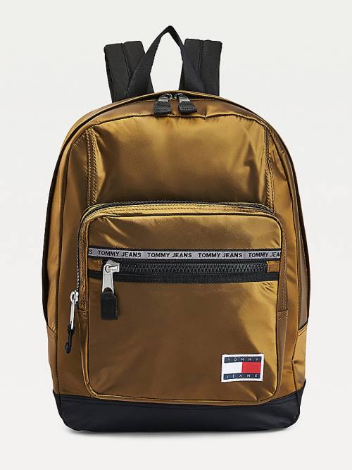 Tommy Hilfiger Utility Backpack Tassen Heren Goud | TH025TVK