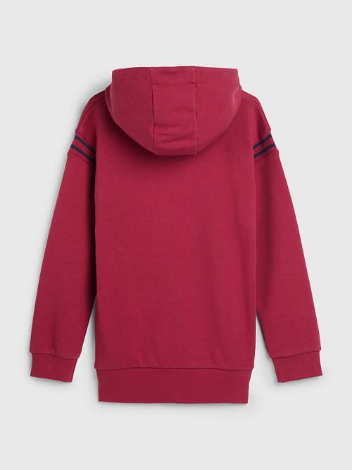 Tommy Hilfiger Varsity Logo Slouchy Hoodie Meisjes Rood | TH297CXL