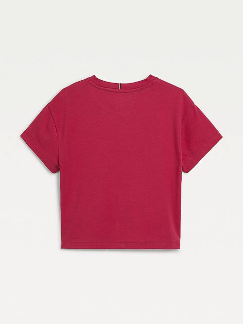 Tommy Hilfiger Varsity T-shirts Meisjes Rood | TH261JYF