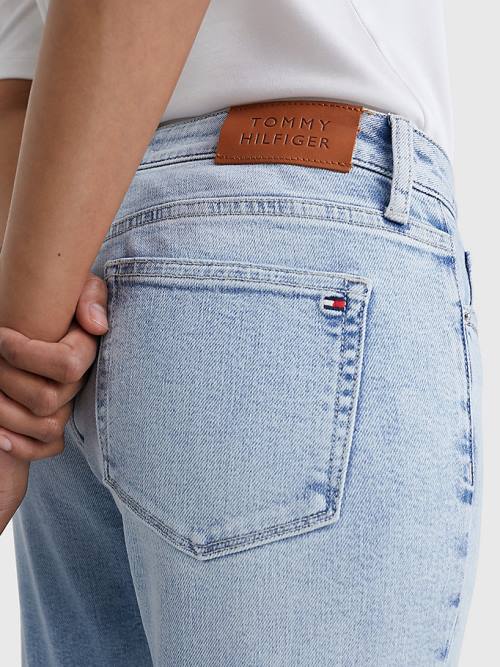 Tommy Hilfiger Venice Mid Rise Slim Jeans Dames Denim | TH491XLW