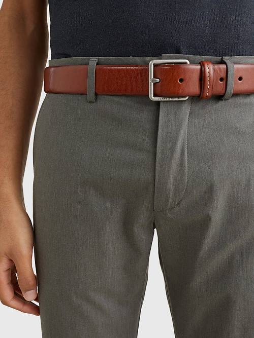 Tommy Hilfiger Vrijetijds Leren Essential Riemen Heren Bruin | TH657PAB